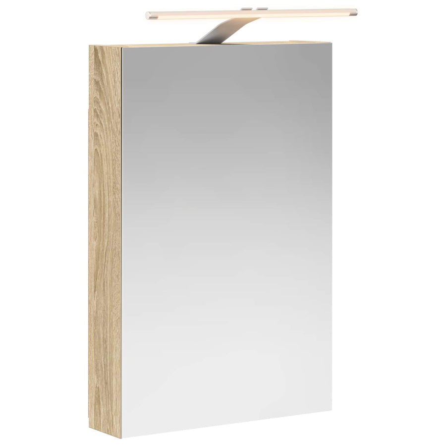 Badkamer spiegelkast met plank Sonoma Eiken 40 x 10,5 x 60,5 cm