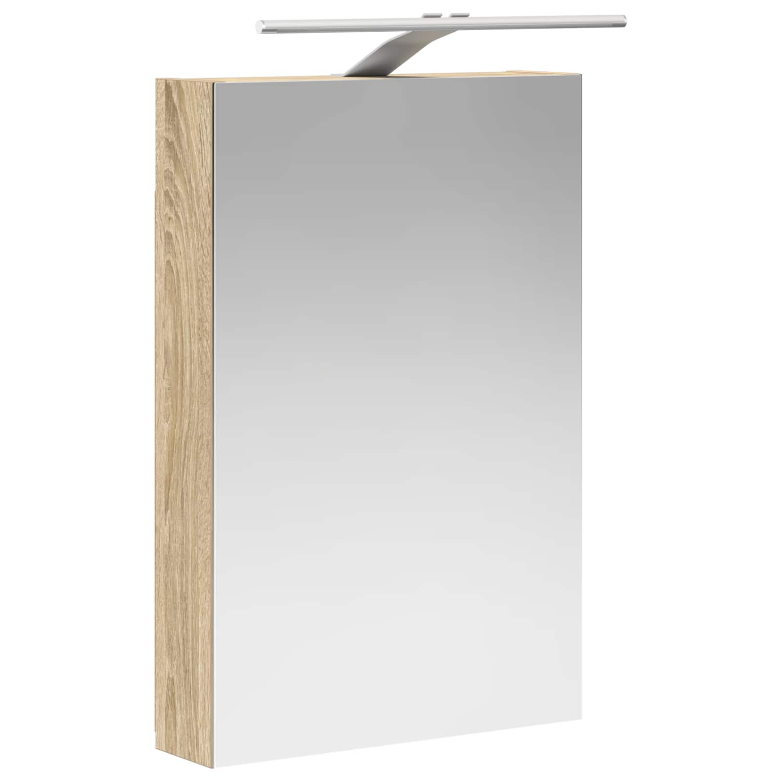 Badkamer spiegelkast met plank Sonoma Eiken 40 x 10,5 x 60,5 cm