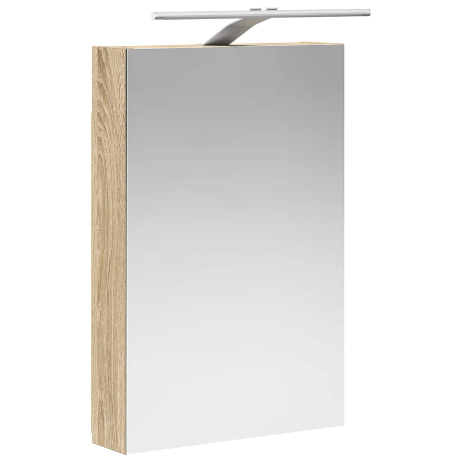 Badkamer spiegelkast met plank Sonoma Eiken 40 x 10,5 x 60,5 cm