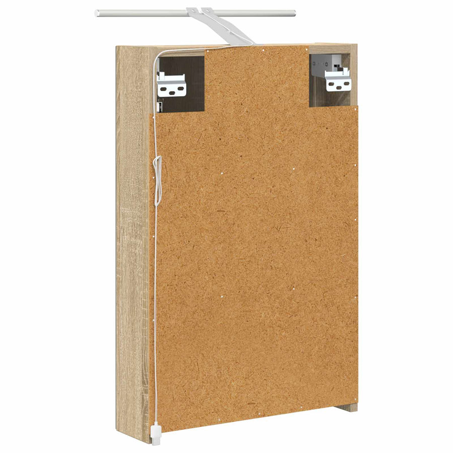 Badkamer spiegelkast met plank Sonoma Eiken 40 x 10,5 x 60,5 cm