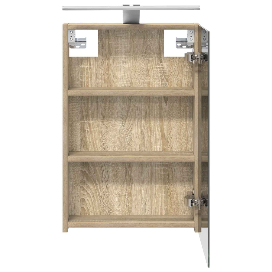 Badkamer spiegelkast met plank Sonoma Eiken 40 x 10,5 x 60,5 cm