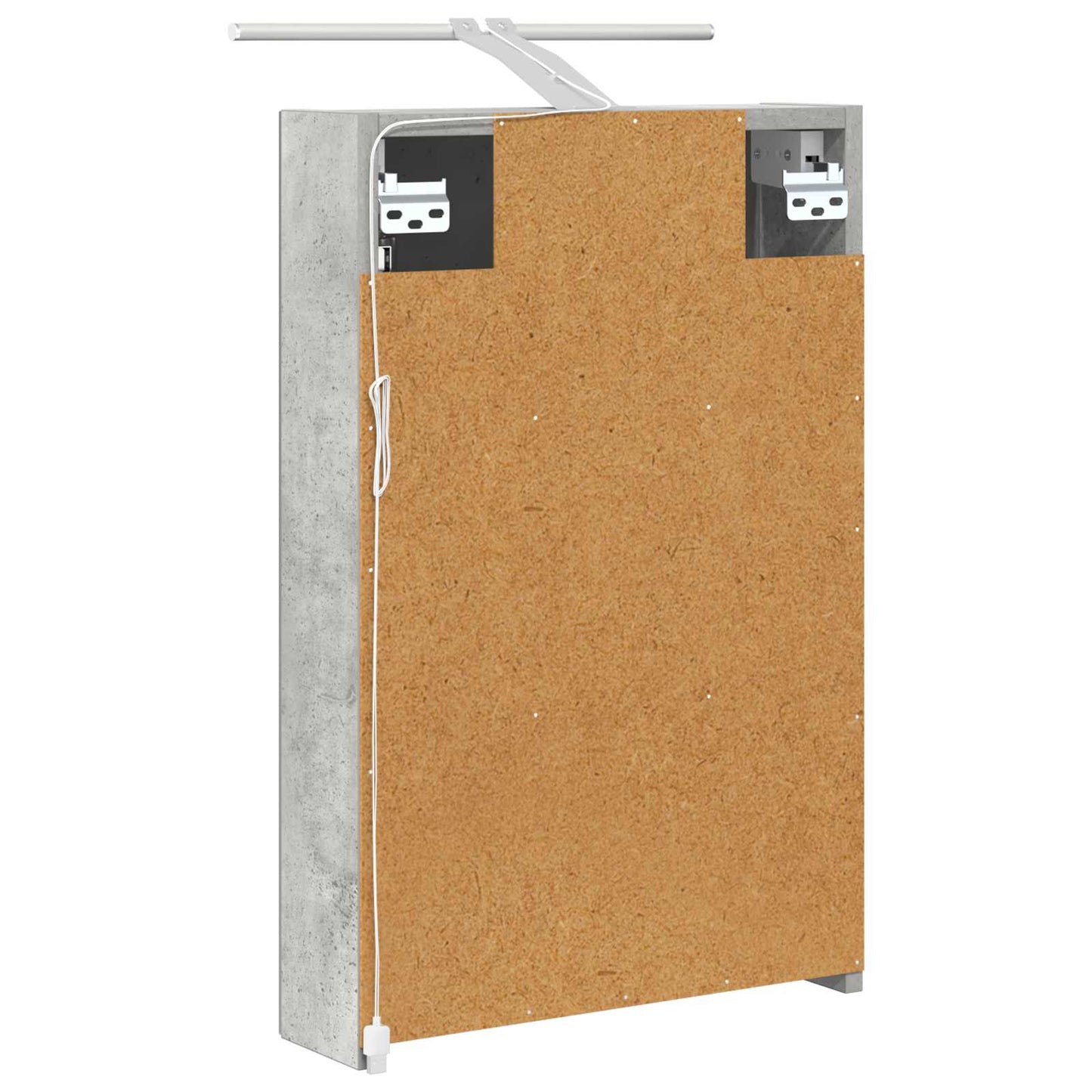 Badkamer spiegelkast met plank Beton Grijs 40 x 10,5 x 60,5 cm