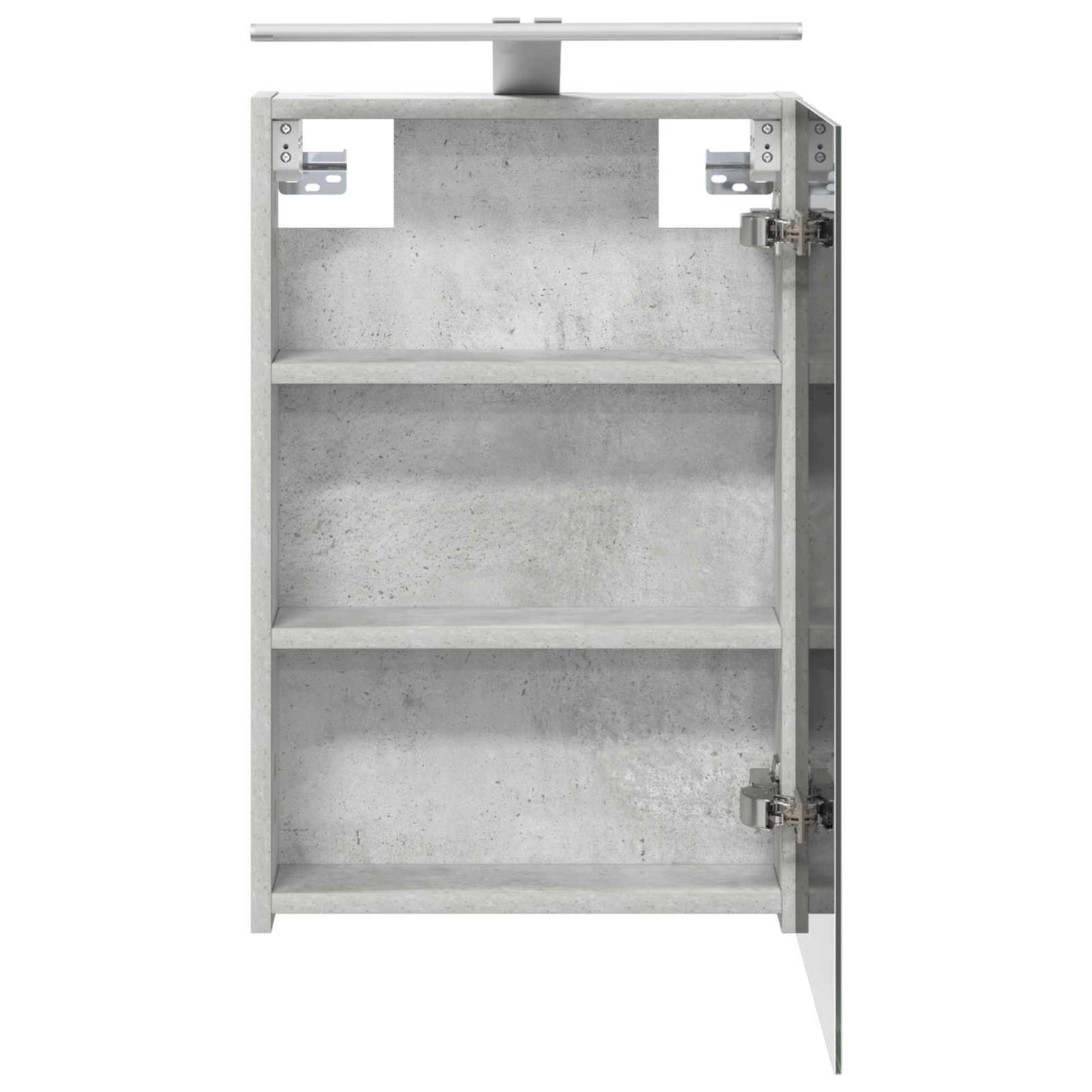Badkamer spiegelkast met plank Beton Grijs 40 x 10,5 x 60,5 cm