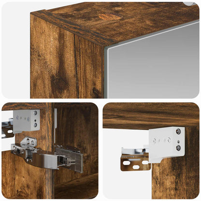 Badkamer spiegelkast Gerookt eiken 40 x 10,5 x 60,5 cm