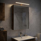 Bathroom mirror cabinet Smoked oak 40 x 10.5 x 60.5 cm