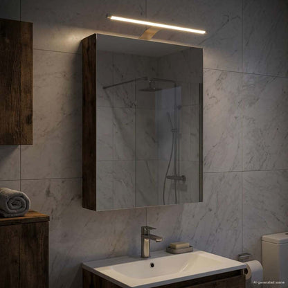 Badkamer spiegelkast Gerookt eiken 40 x 10,5 x 60,5 cm