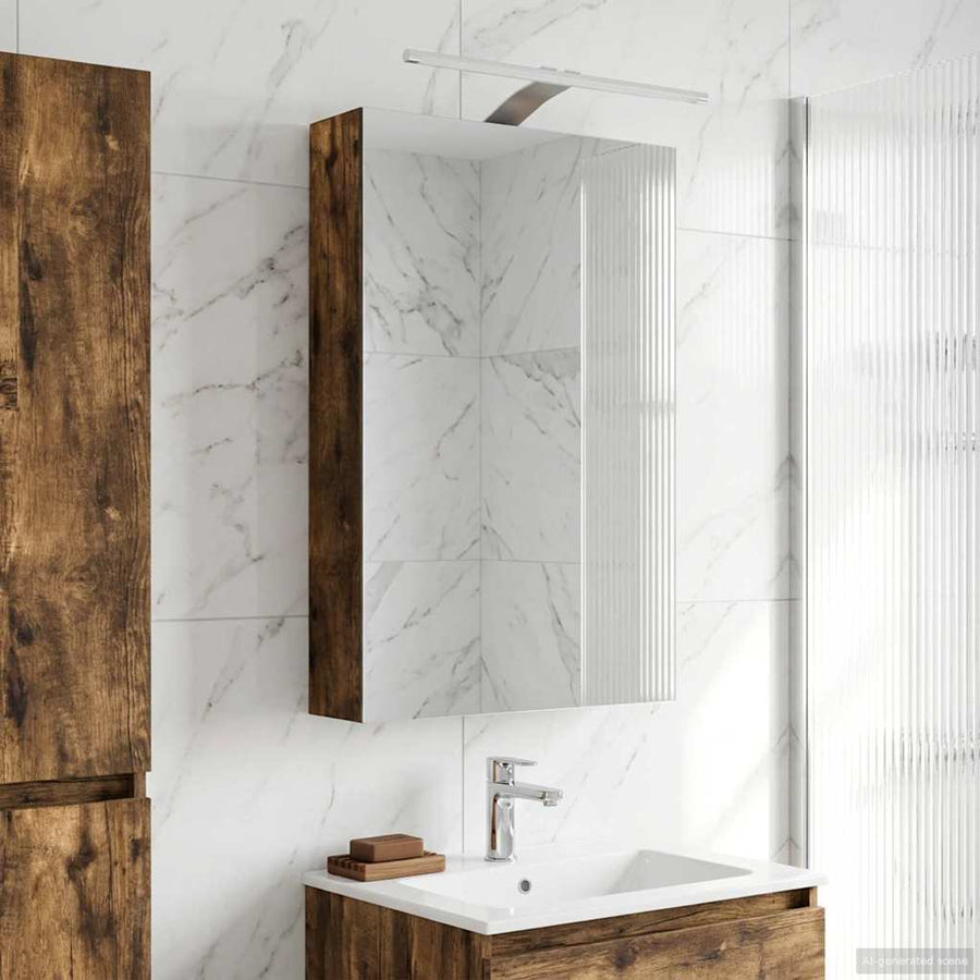 Badkamer spiegelkast Gerookt eiken 40 x 10,5 x 60,5 cm