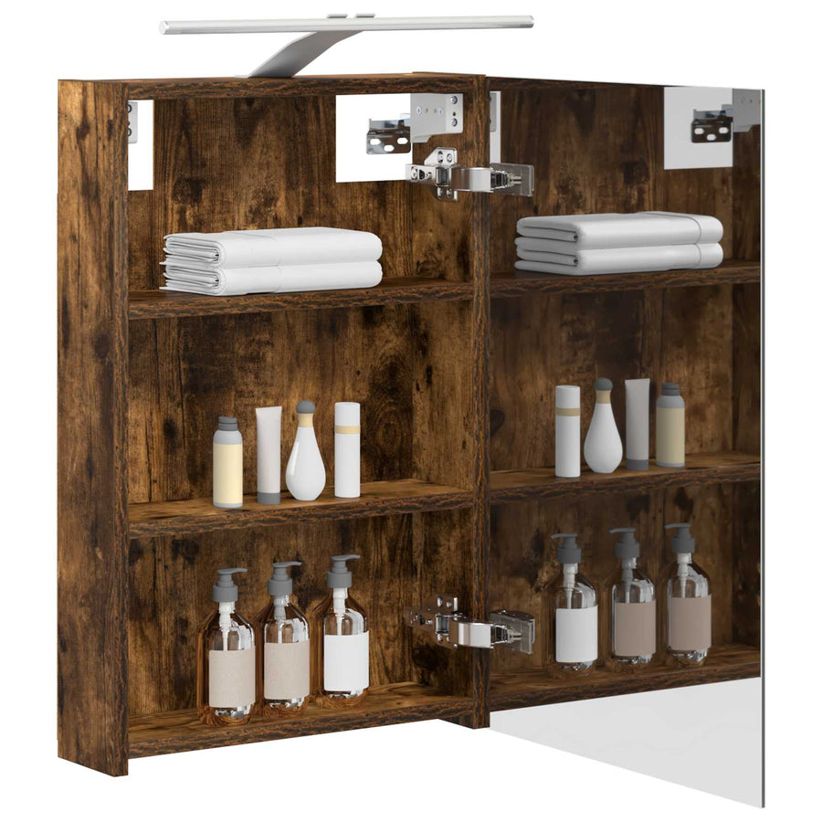 Badkamer spiegelkast Gerookt eiken 40 x 10,5 x 60,5 cm