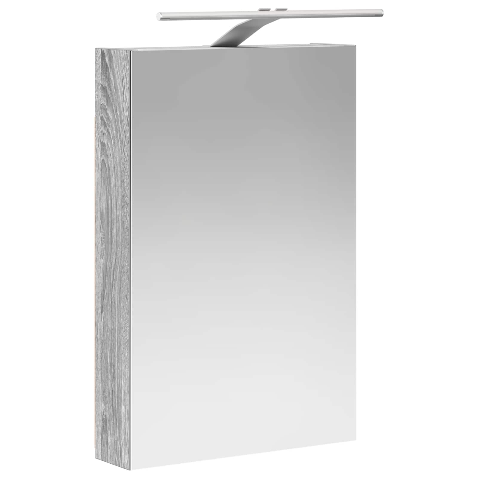 Badkamer spiegelkast met plank Grijs Sonoma 40 x 10,5 x 60,5 cm