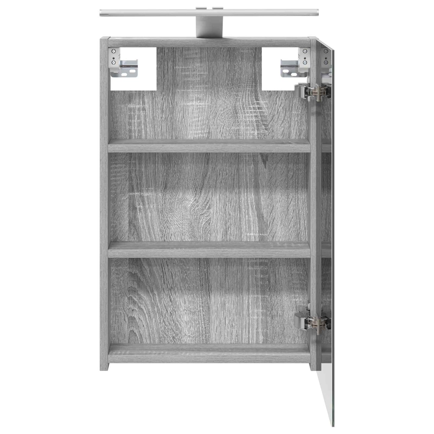 Badkamer spiegelkast met plank Grijs Sonoma 40 x 10,5 x 60,5 cm