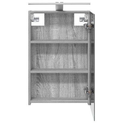 Badkamer spiegelkast met plank Grijs Sonoma 40 x 10,5 x 60,5 cm