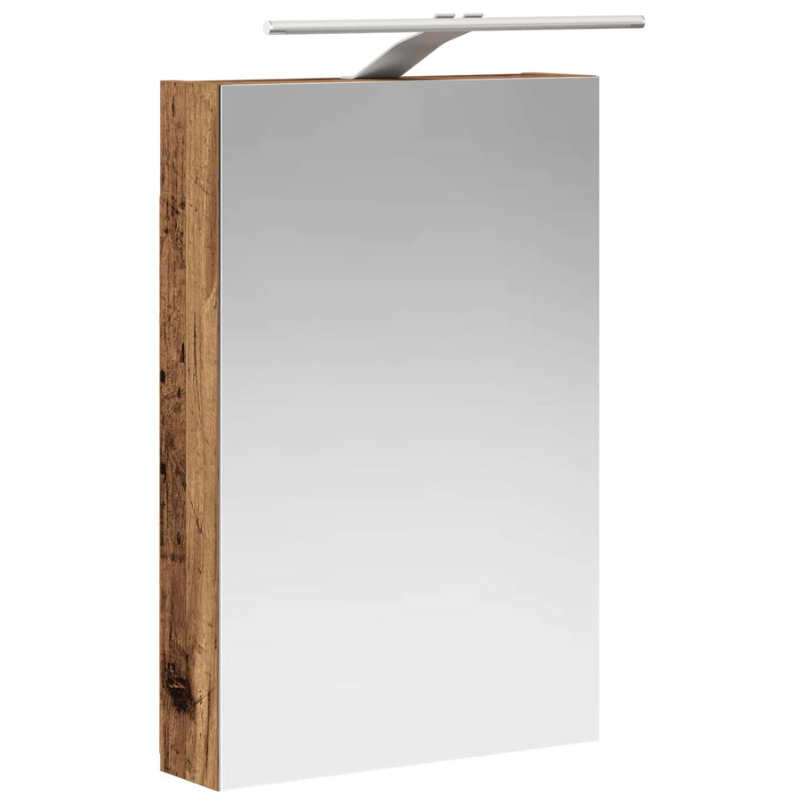Badkamer spiegelkast Oudhout 40 x 10,5 x 60,5 cm Bewerkt hout