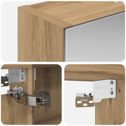 Badkamer spiegelkast Ambachtelijk eiken 40 x 10,5 x 60,5 cm