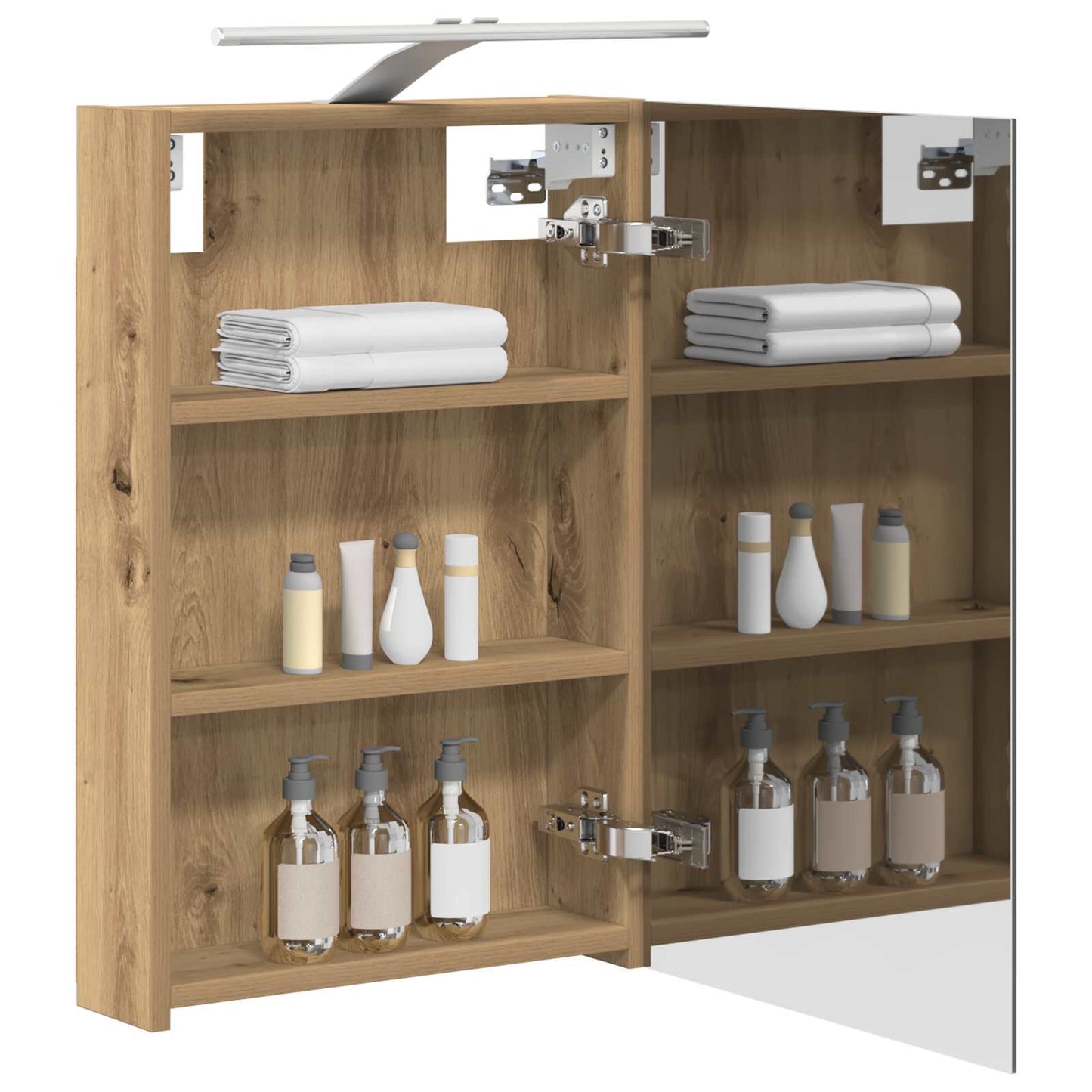 Badkamer spiegelkast Ambachtelijk eiken 40 x 10,5 x 60,5 cm