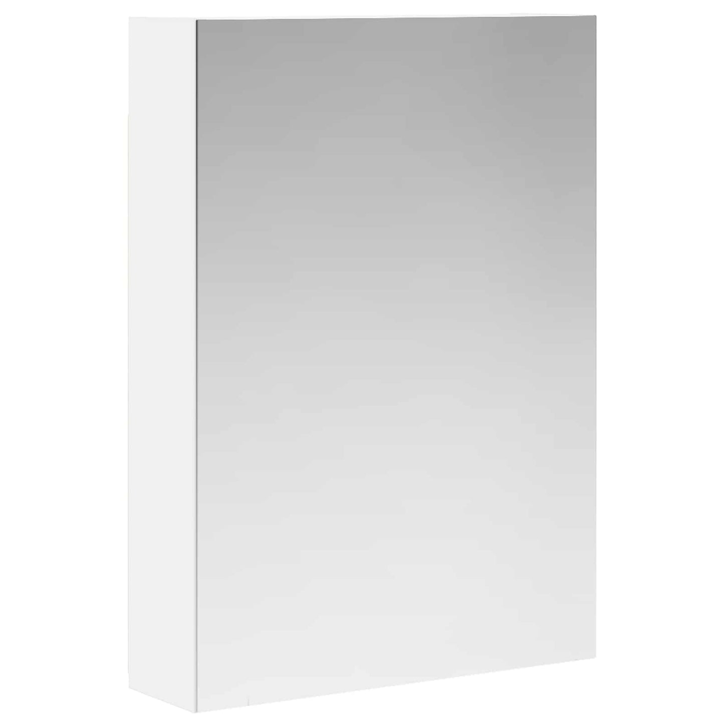 Badkamer spiegelkast Wit 50 x 14,5 x 70 cm Bewerkt hout