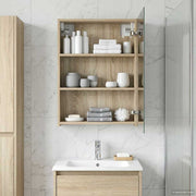 Badkamer spiegelkast 50x14,5x70 cm Sonoma eiken