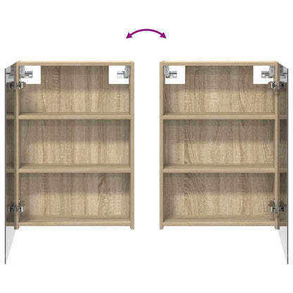Badkamer spiegelkast met plank Sonoma Eiken 50 x 14,5 x 70 cm