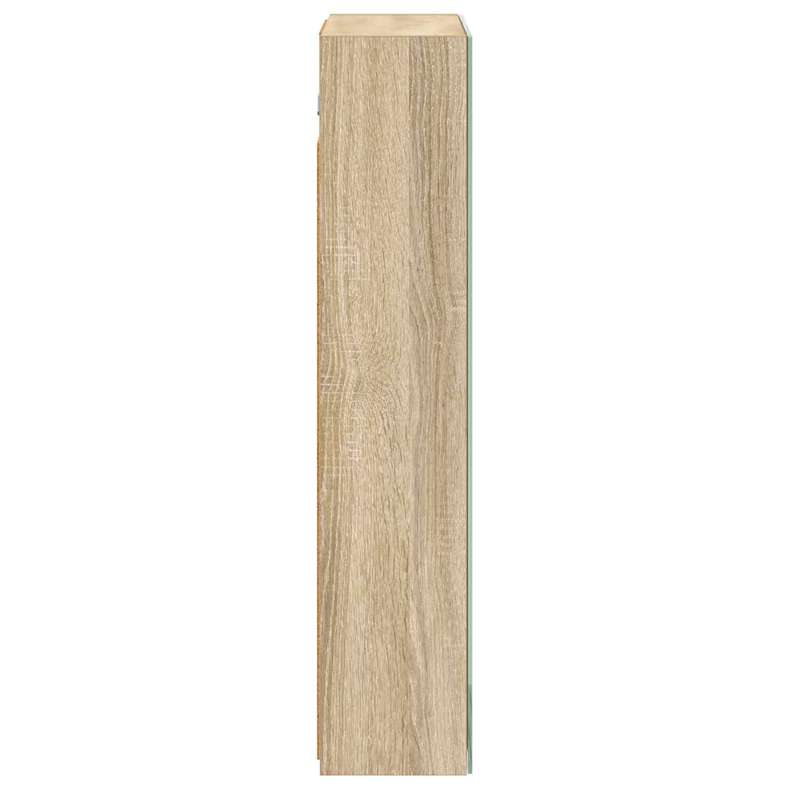 Badkamer spiegelkast met plank Sonoma Eiken 50 x 14,5 x 70 cm