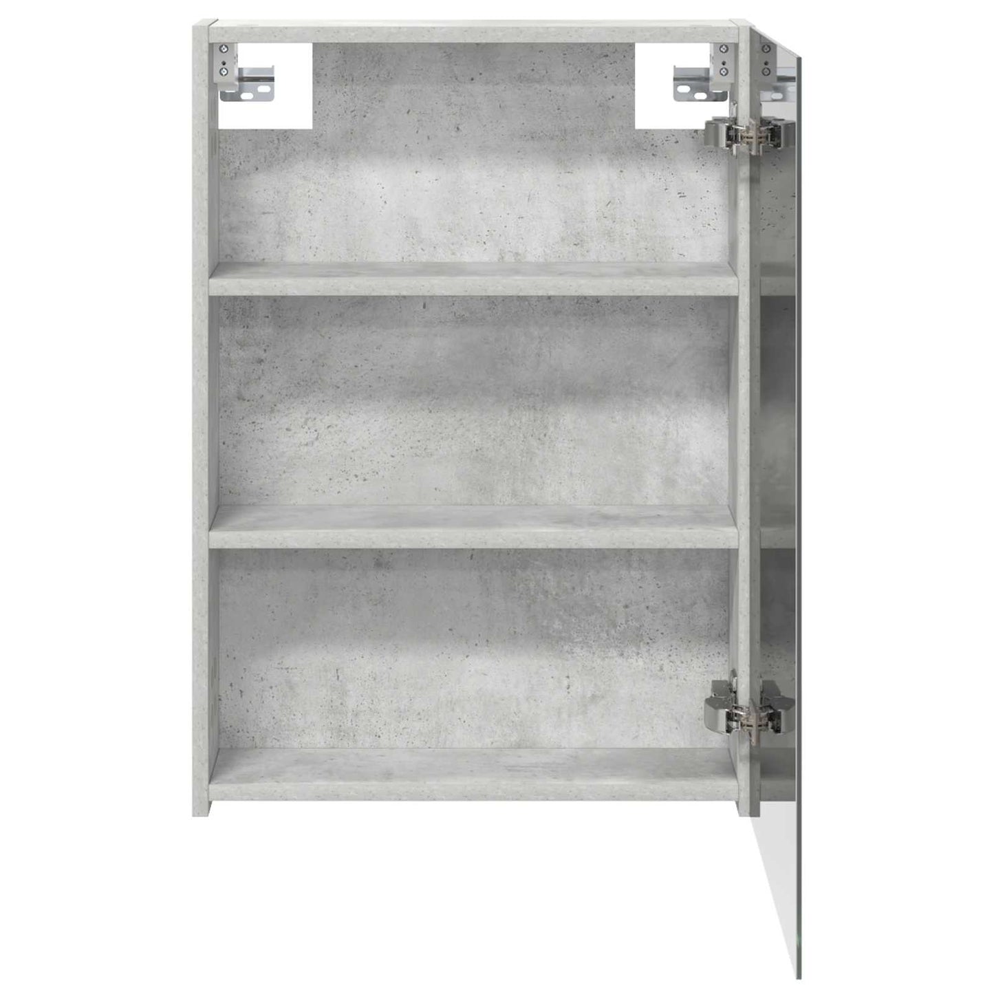 Badkamer spiegelkast Beton Grijs 50 x 14,5 x 70 cm Bewerkt hout