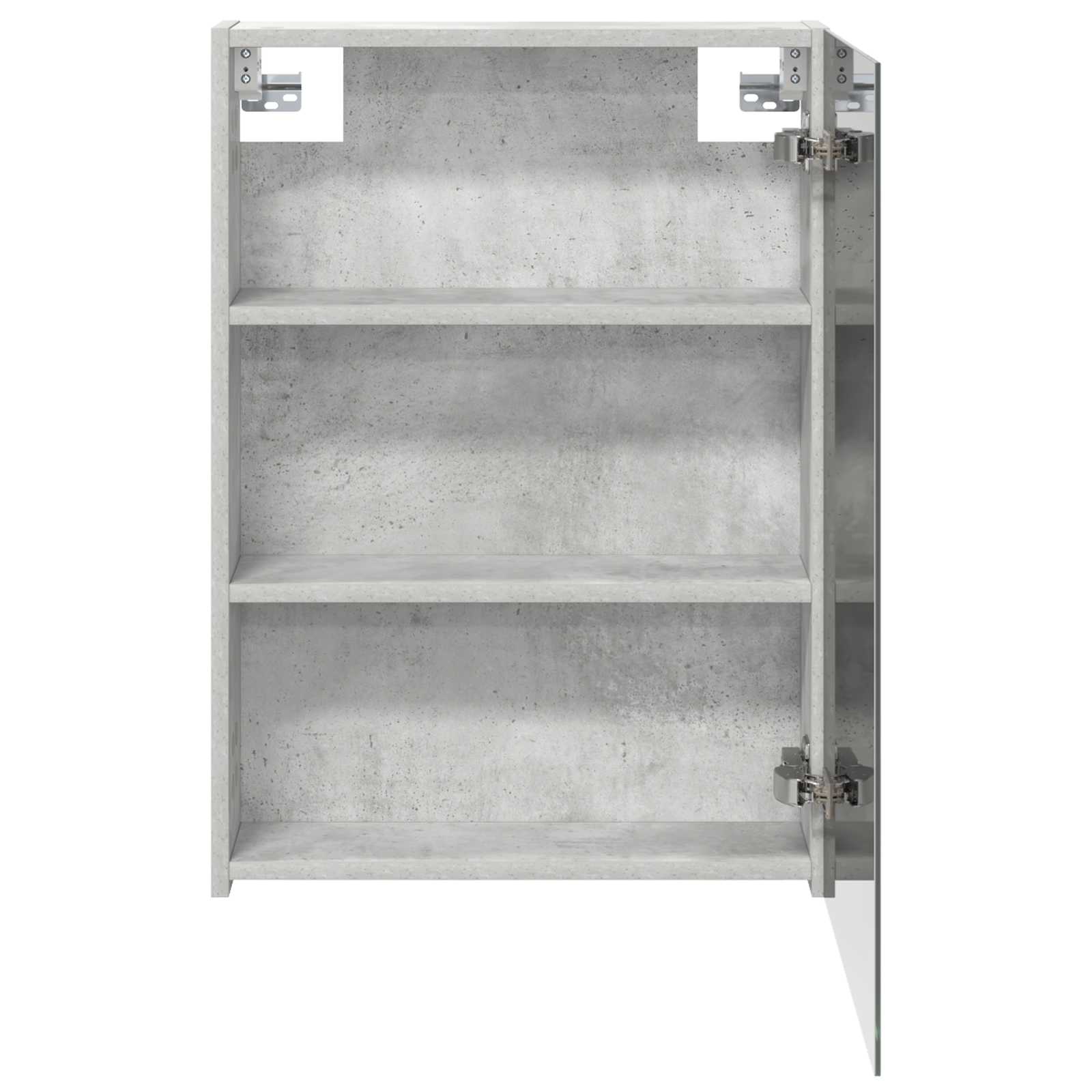 Badkamer spiegelkast Beton Grijs 50 x 14,5 x 70 cm Bewerkt hout