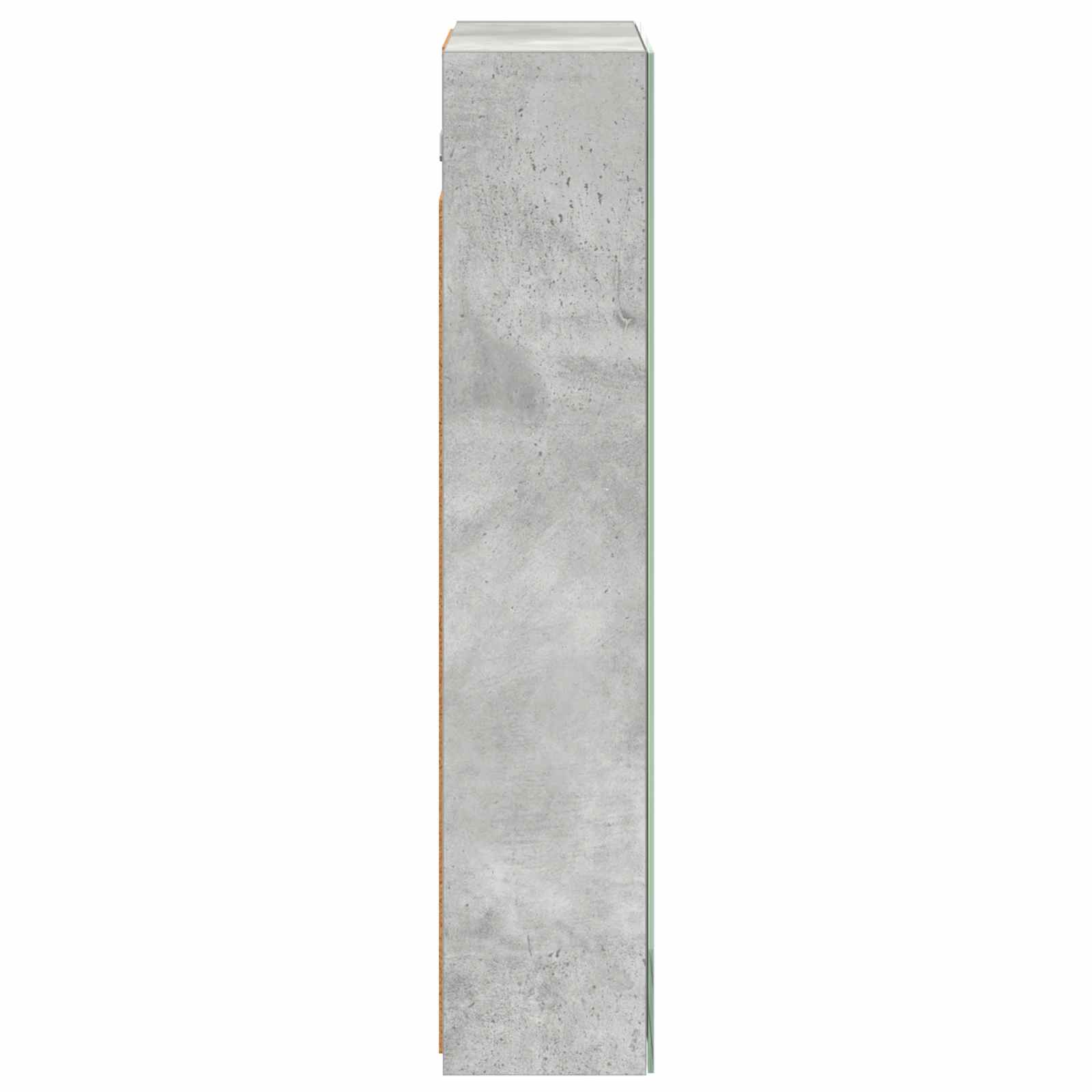 Badkamer spiegelkast Beton Grijs 50 x 14,5 x 70 cm Bewerkt hout