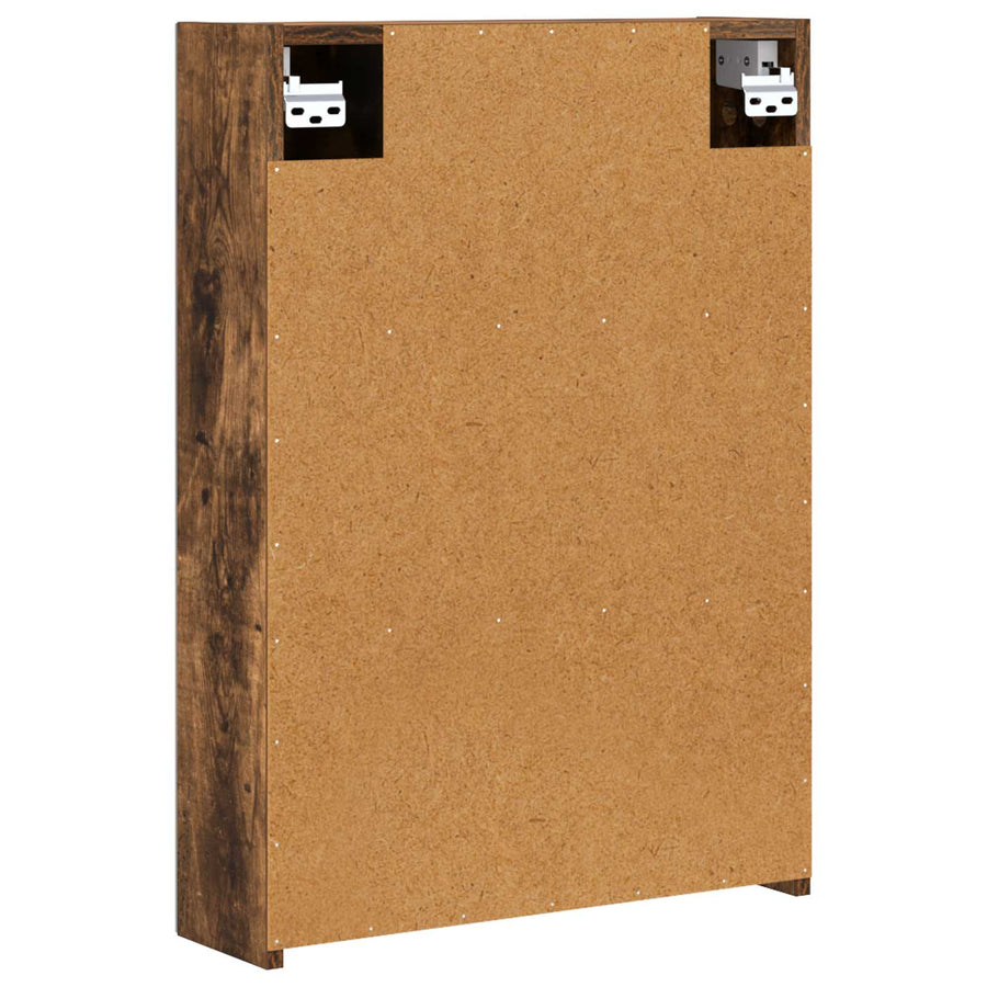 Badkamer spiegelkast met plank Gerookt eiken 50 x 14,5 x 70 cm