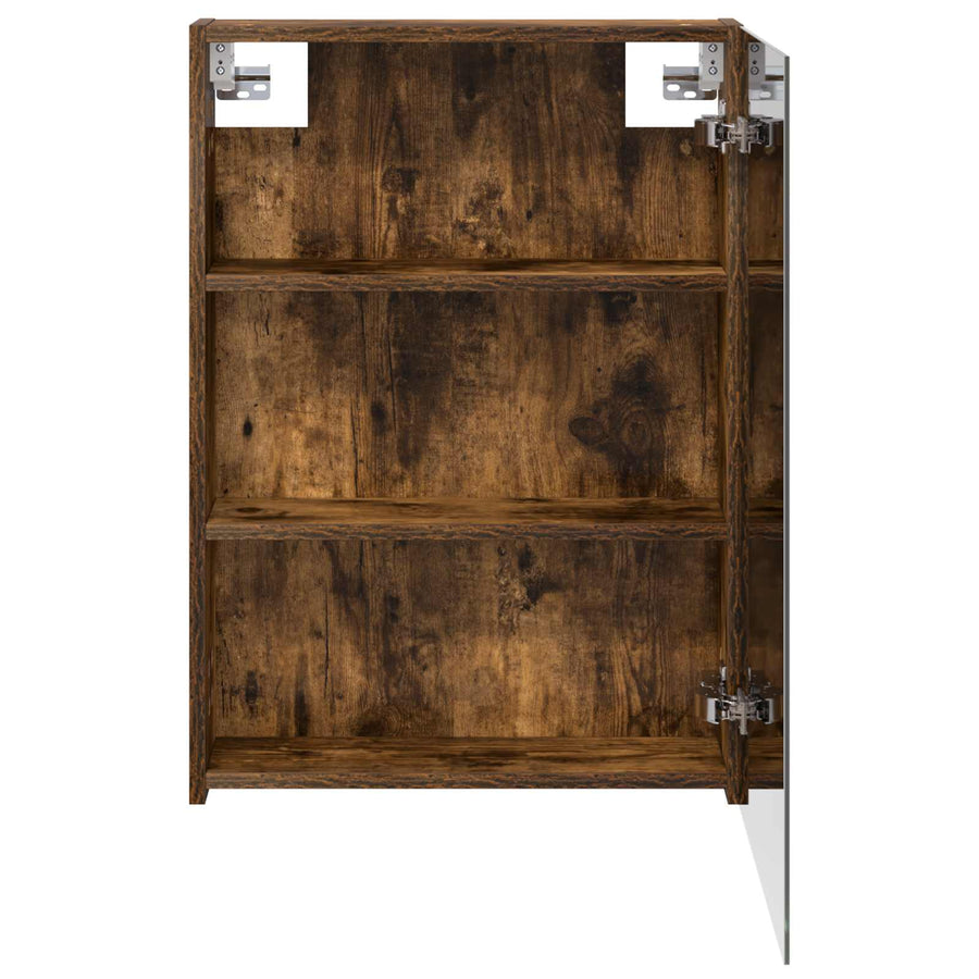 Badkamer spiegelkast met plank Gerookt eiken 50 x 14,5 x 70 cm