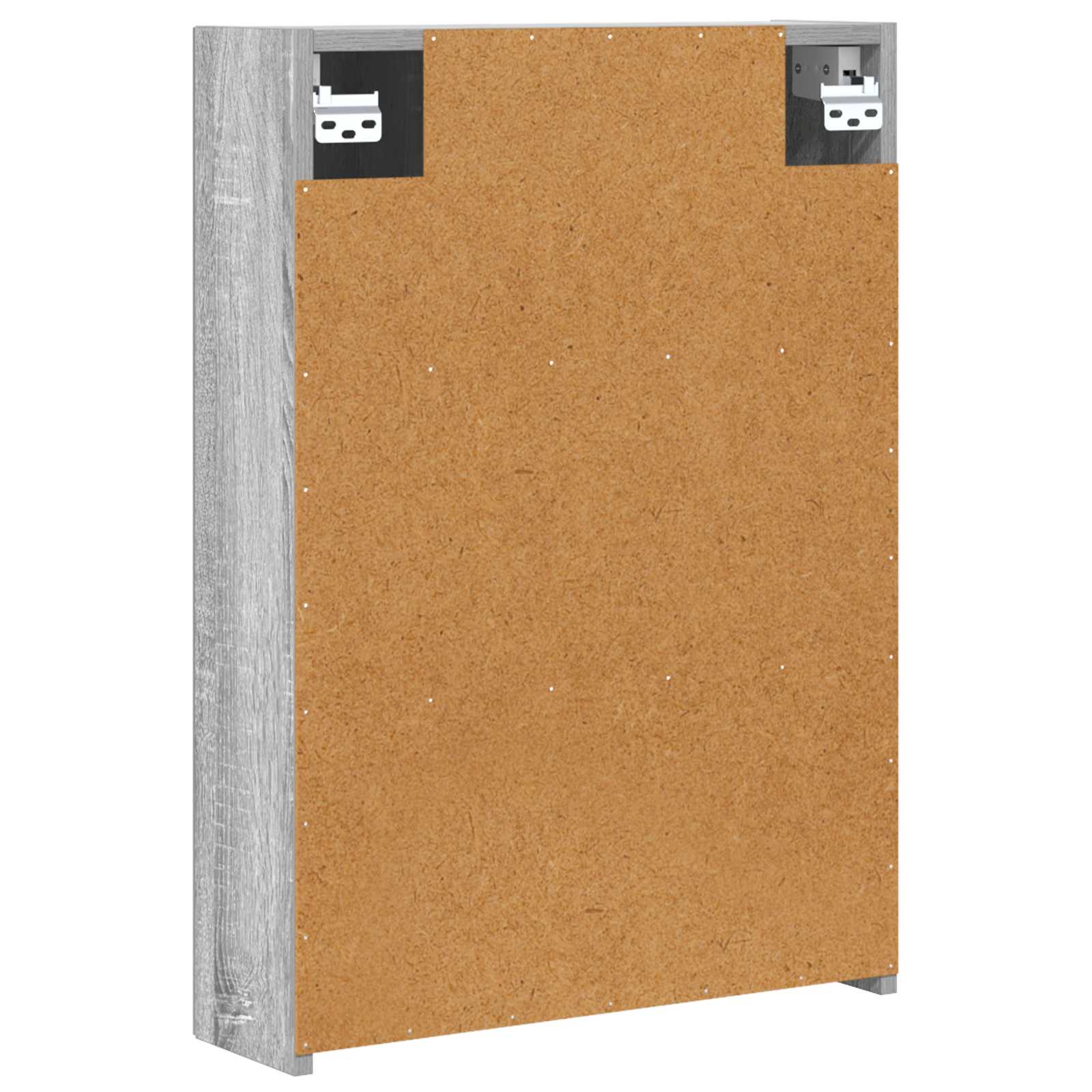 Badkamer spiegelkast met plank Grijs Sonoma 50 x 14,5 x 70 cm