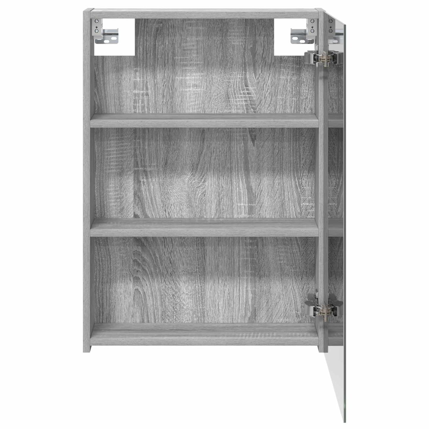 Badkamer spiegelkast met plank Grijs Sonoma 50 x 14,5 x 70 cm