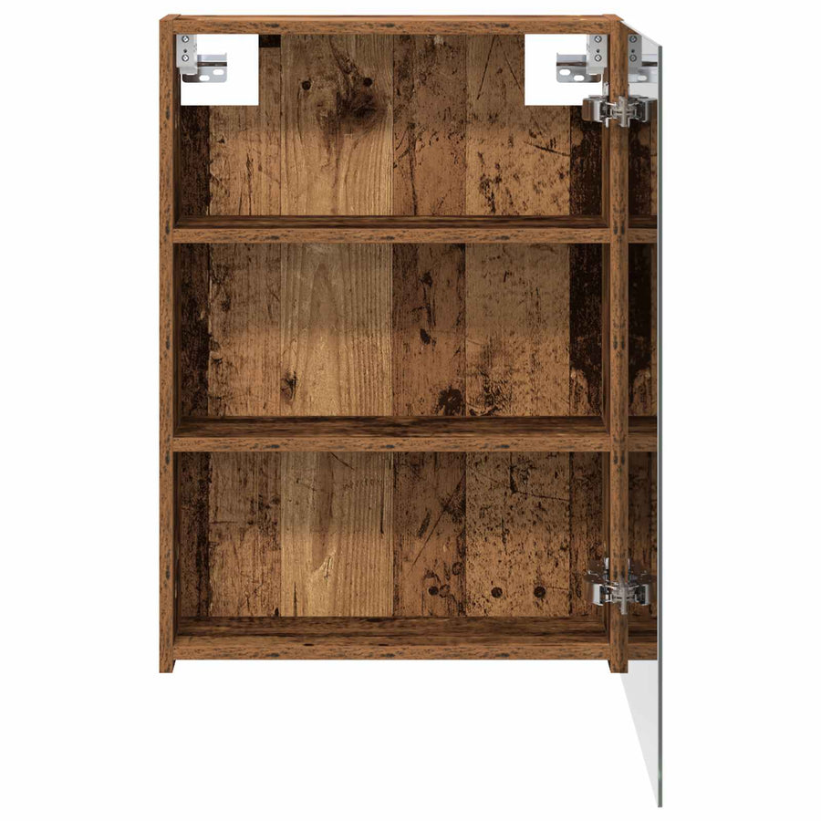 Badkamer spiegelkast Oudhout 50 x 14,5 x 70 cm Bewerkt hout