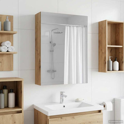 Badkamer spiegelkast Ambachtelijk eiken 50 x 14,5 x 70 cm