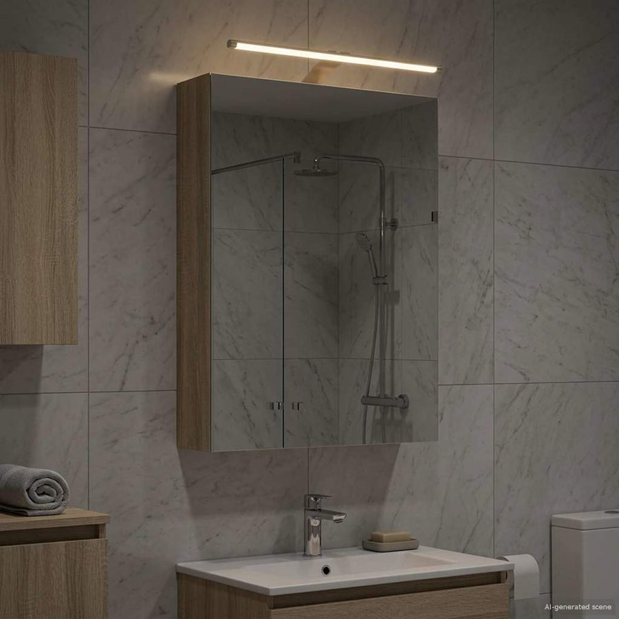 Badkamer spiegelkast met plank Sonoma Eiken 50 x 14,5 x 70 cm