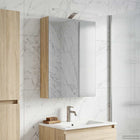 Bathroom Mirror Cabinet with Shelf Sonoma Oak 50 x 14.5 x 70 cm
