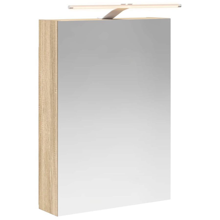 Badkamer spiegelkast met plank Sonoma Eiken 50 x 14,5 x 70 cm
