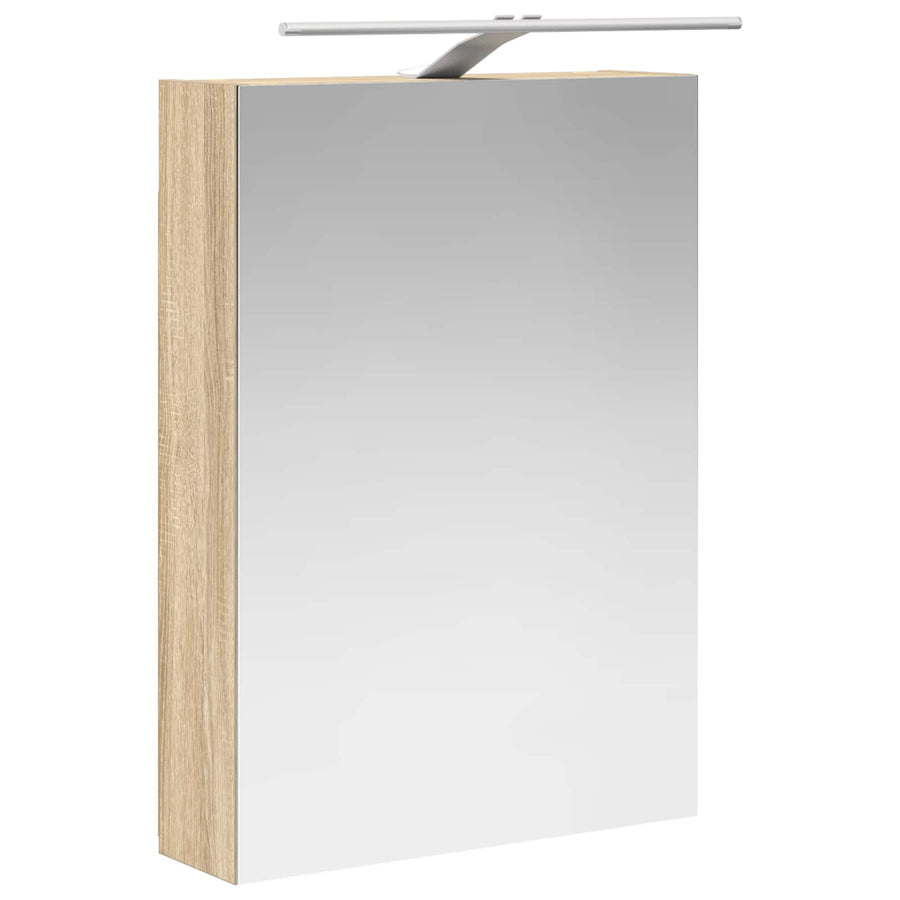 Badkamer spiegelkast met plank Sonoma Eiken 50 x 14,5 x 70 cm