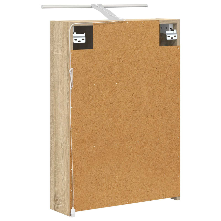 Badkamer spiegelkast met plank Sonoma Eiken 50 x 14,5 x 70 cm