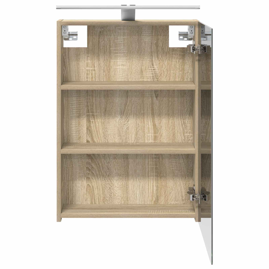 Badkamer spiegelkast met plank Sonoma Eiken 50 x 14,5 x 70 cm