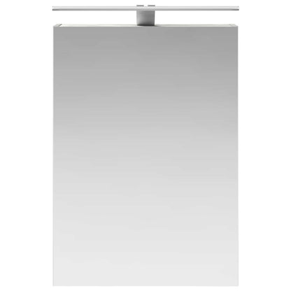 Badkamer spiegelkast Beton Grijs 50 x 14,5 x 70 cm Bewerkt hout