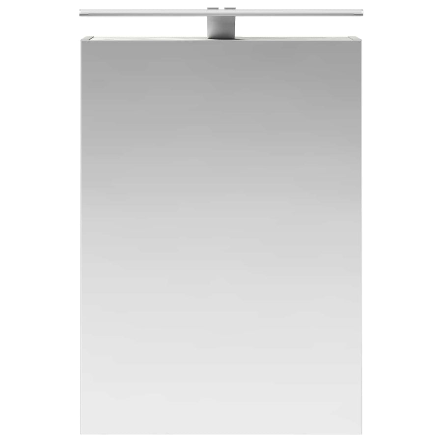 Badkamer spiegelkast Beton Grijs 50 x 14,5 x 70 cm Bewerkt hout