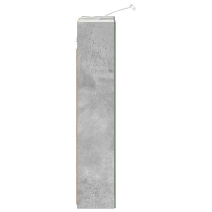 Badkamer spiegelkast Beton Grijs 50 x 14,5 x 70 cm Bewerkt hout