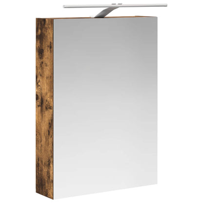Badkamer spiegelkast met plank Gerookt eiken 50 x 14,5 x 70 cm