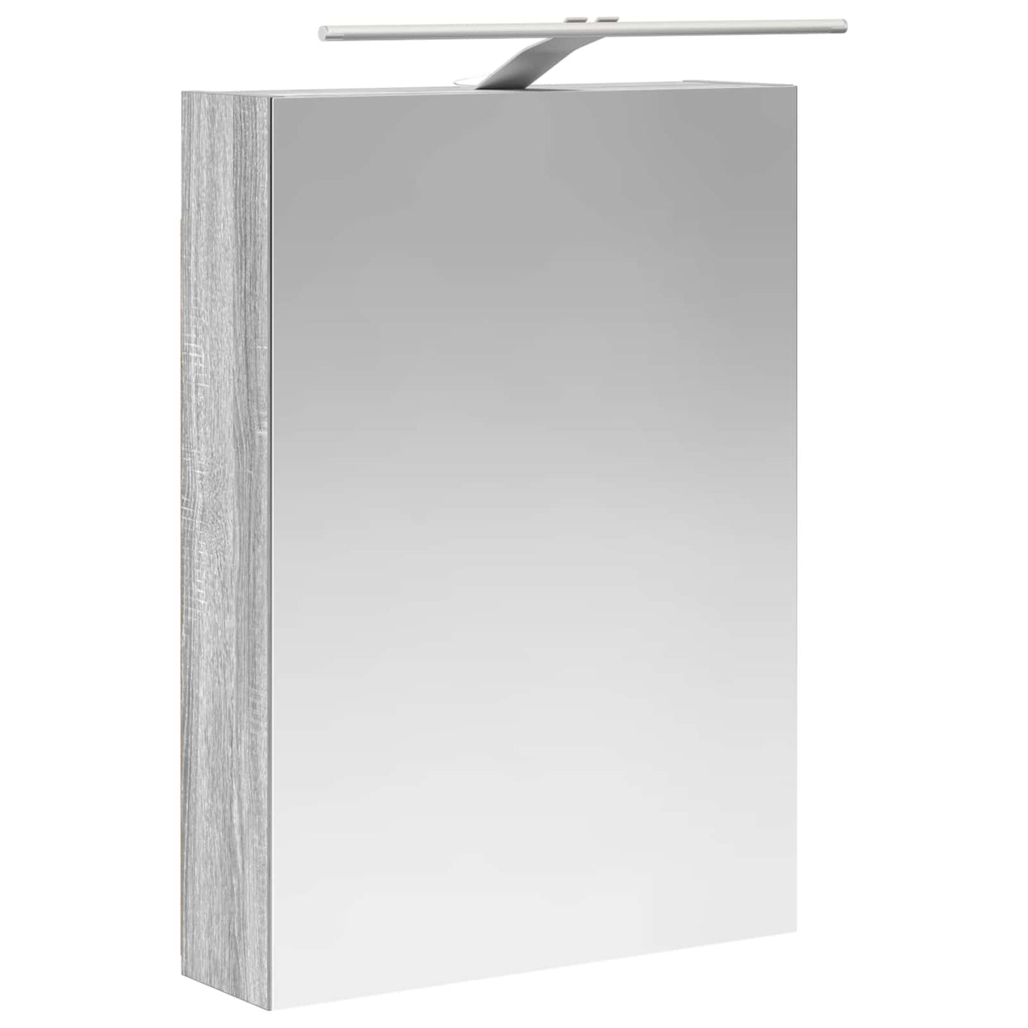 Badkamer spiegelkast met plank Grijs Sonoma 50 x 14,5 x 70 cm