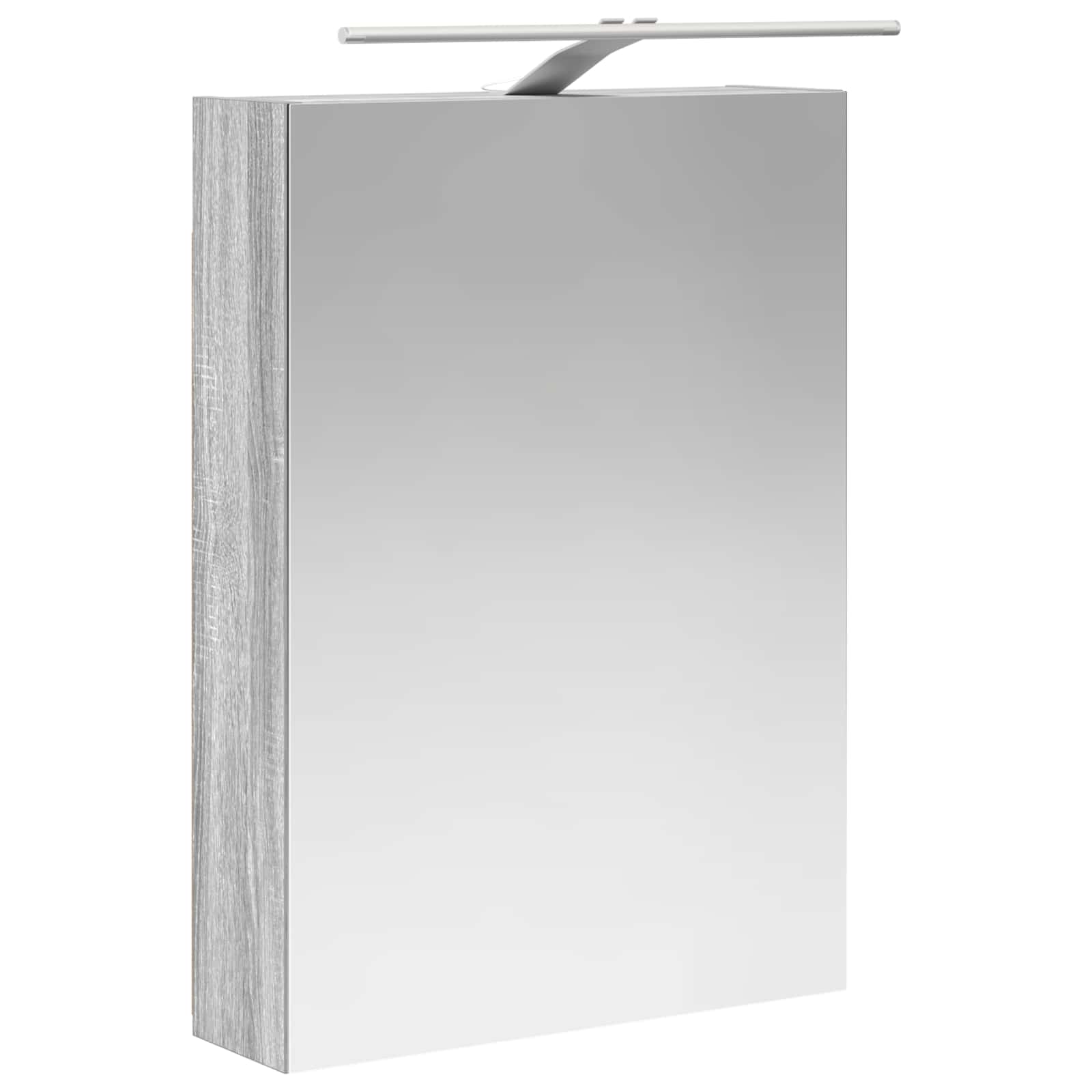 Badkamer spiegelkast met plank Grijs Sonoma 50 x 14,5 x 70 cm