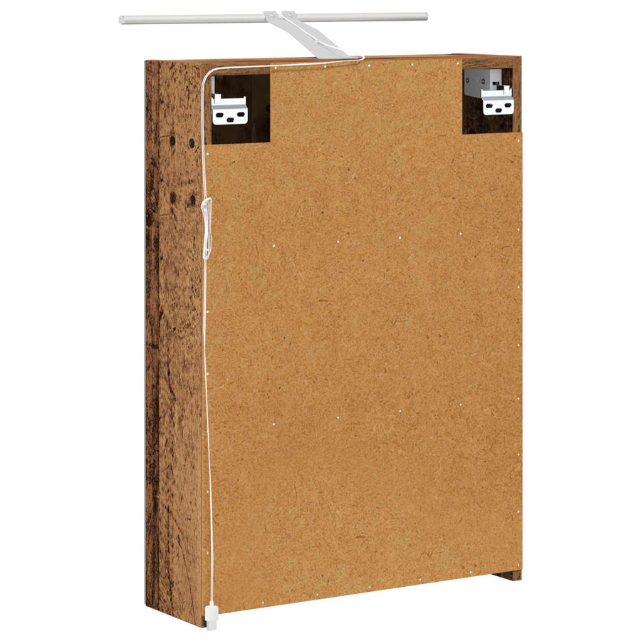 Badkamer spiegelkast Oudhout 50 x 14,5 x 70 cm Bewerkt hout