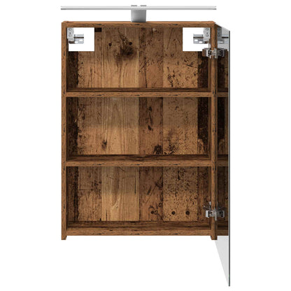 Badkamer spiegelkast Oudhout 50 x 14,5 x 70 cm Bewerkt hout