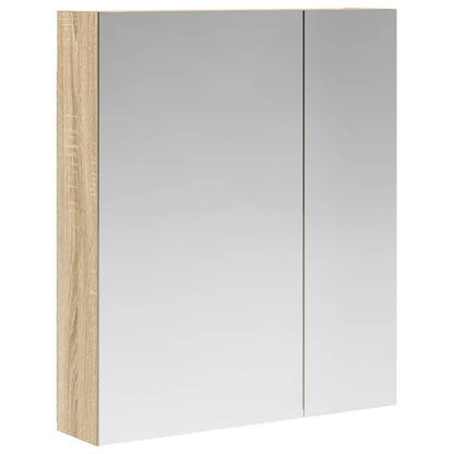 Badkamer spiegelkast met plank Sonoma Eiken 60 x 14,5 x 70 cm