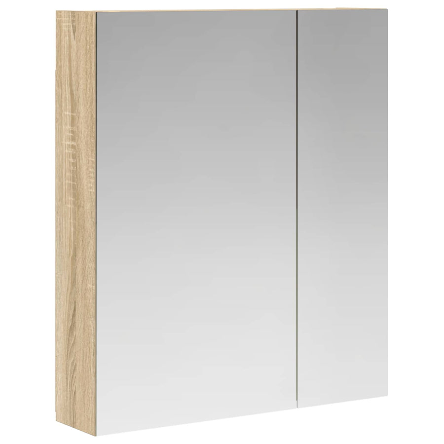 Badkamer spiegelkast met plank Sonoma Eiken 60 x 14,5 x 70 cm