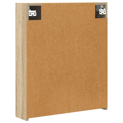 Badkamer spiegelkast met plank Sonoma Eiken 60 x 14,5 x 70 cm