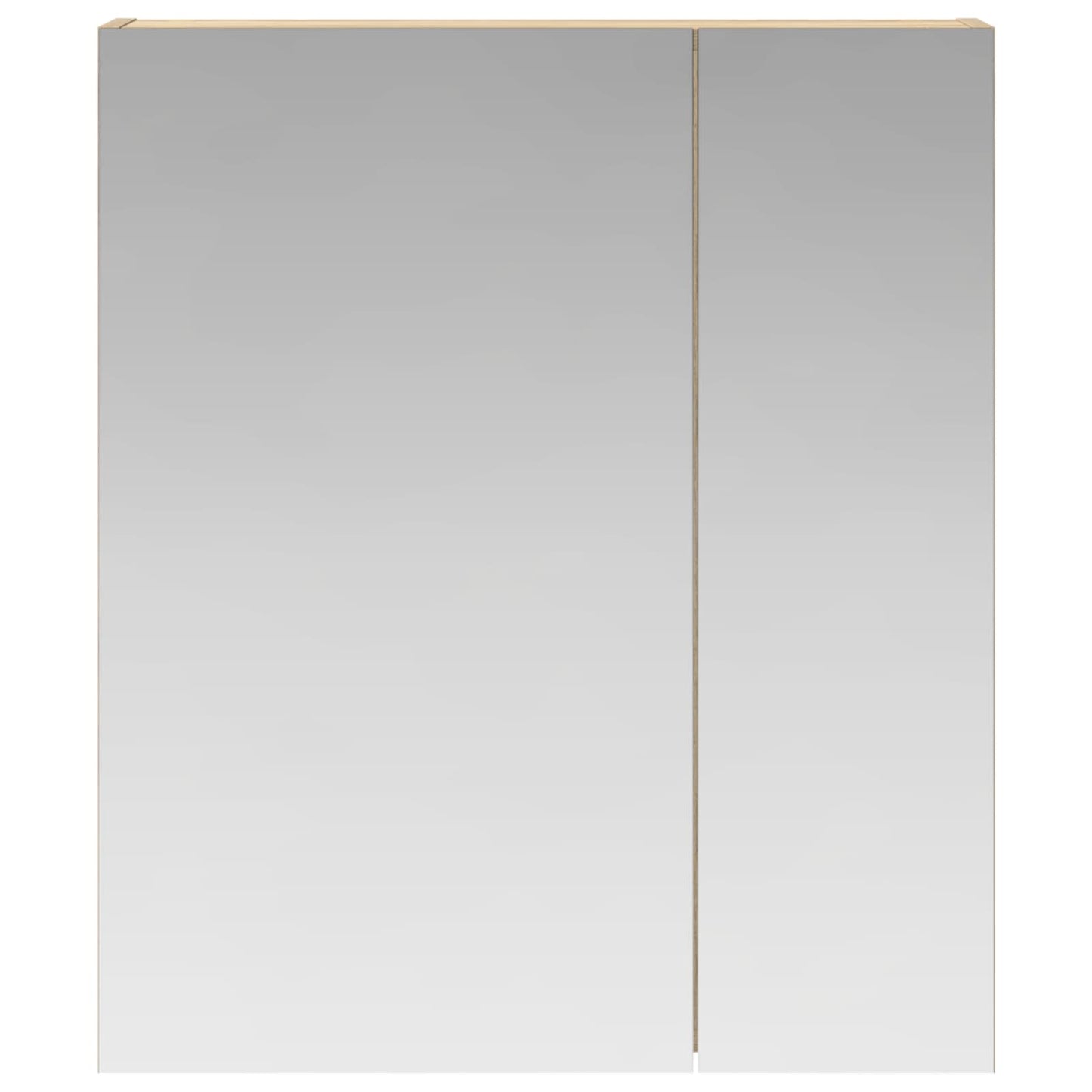 Badkamer spiegelkast met plank Sonoma Eiken 60 x 14,5 x 70 cm