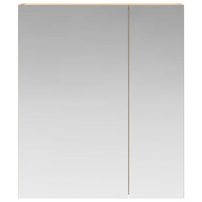 Badkamer spiegelkast met plank Sonoma Eiken 60 x 14,5 x 70 cm